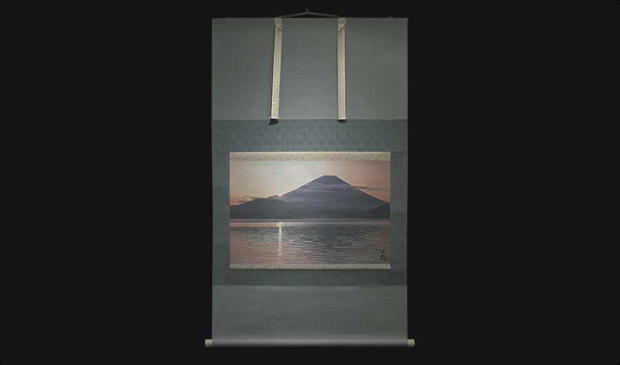 本栖湖朝富士